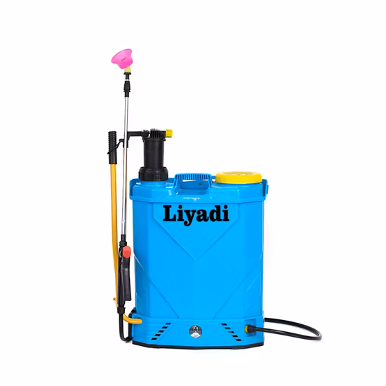 16L 농업 플라스틱 PP PE 손 수동 배터리 전기 2 1 배낭 배낭 고압 전원 펌프 정원 농장 방아쇠 휴대용 분무기